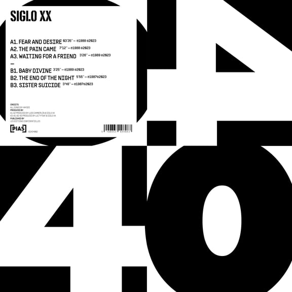 Siglo XX - - PIAS 40 - Music & Performance - Vinyl