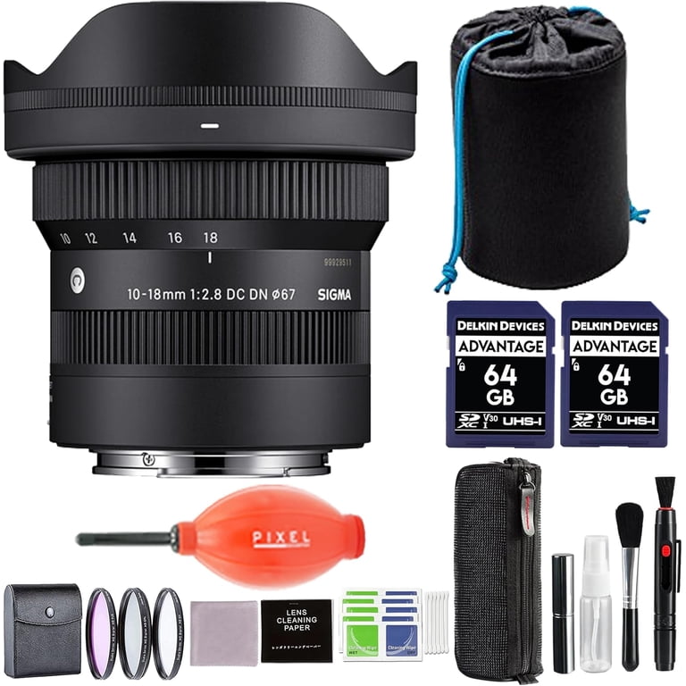 Sigma 10-18mm f/2.8 DC DN Contemporary Lens for Sony-E Mount with