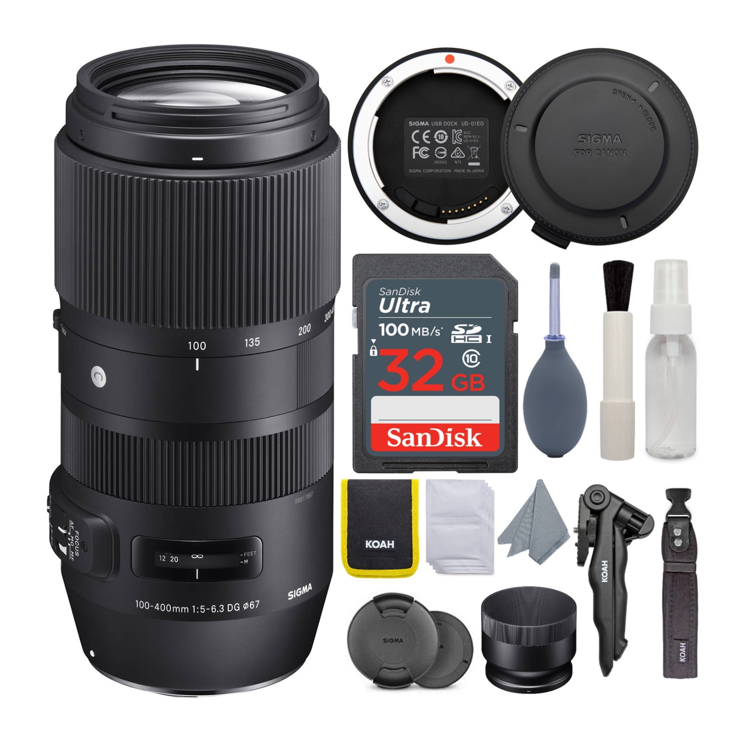 【箱付き】 SIGMA 100-400mm F5-6.3 DG Canon EF Sigma 100-400mm f/5-6.3 DG OS HSM Contemporary Lens for