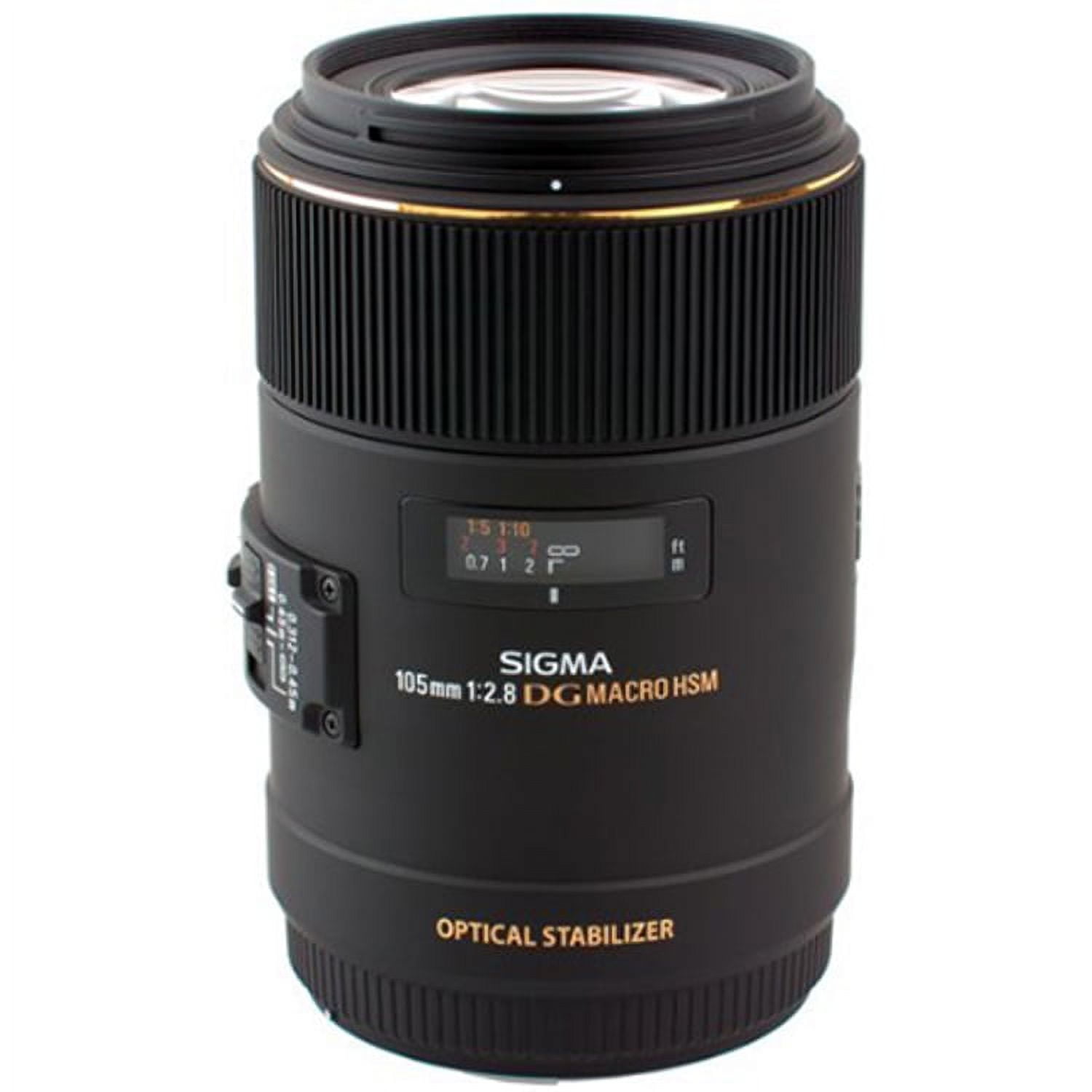 Sigma 105mm F2.8 EX DG OS HSM Macro Lens for Canon EOS DSLR (258