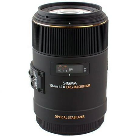 Sigma - 105mm f/2.8 EX DG OS Macro Lens for Select Canon Full-Frame DSLR Cameras - Black