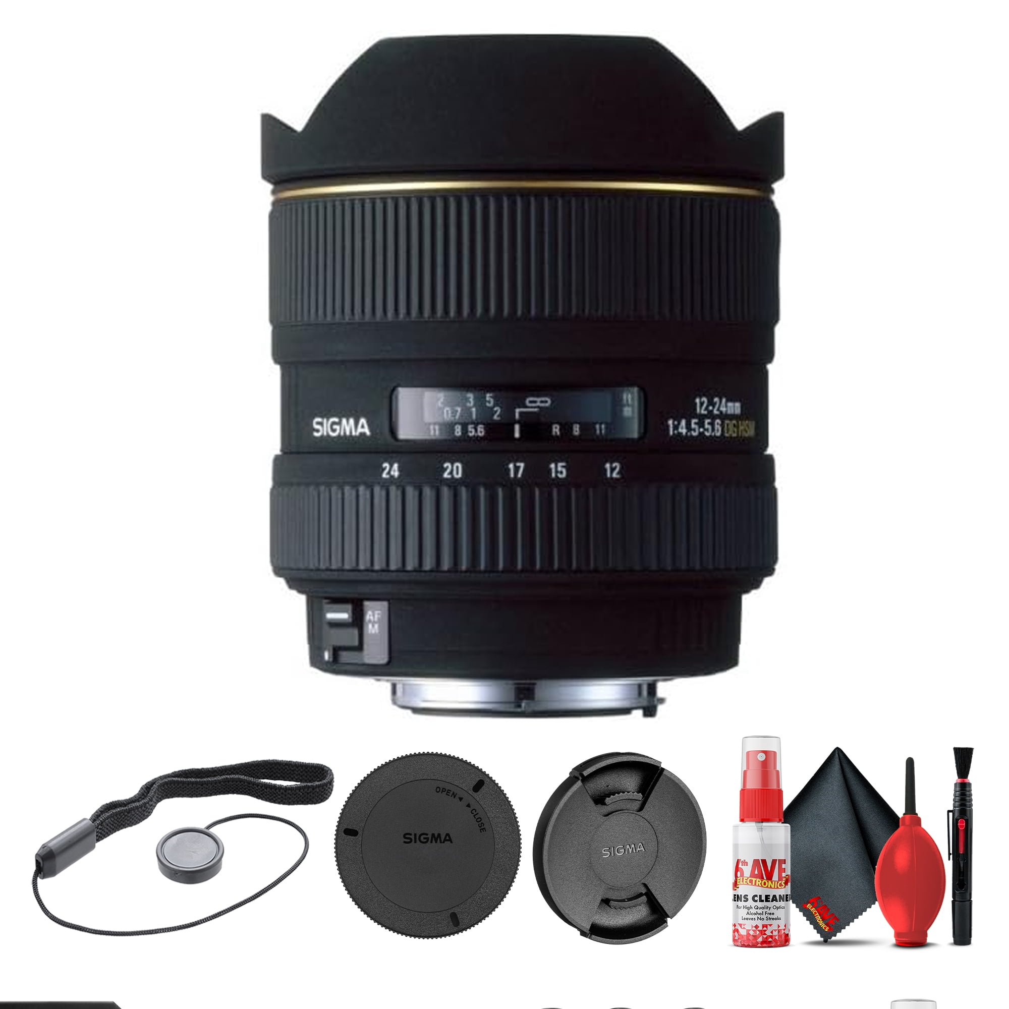 DG Sigma 12-24mm EX HSM f⁄4.5-5.6 Aspherical Lens AF F4.5-5.6