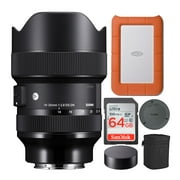 Sigma 14-24mm f/2.8 DG DN Art Lens for Sony E-Mount with 1TB Hard Drive Bundle