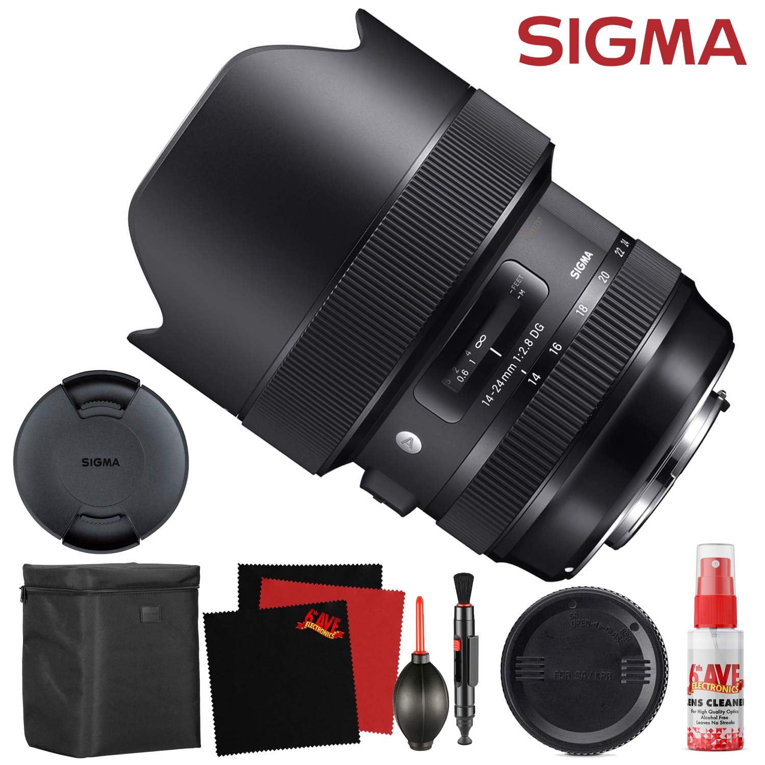 Sigma 14-24mm f/2.8 DG HSM Art Lens for Nikon F (212955) and