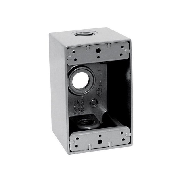 Sigma 14255 1 Gang Gray Deep Outlet Box - Walmart Business Supplies