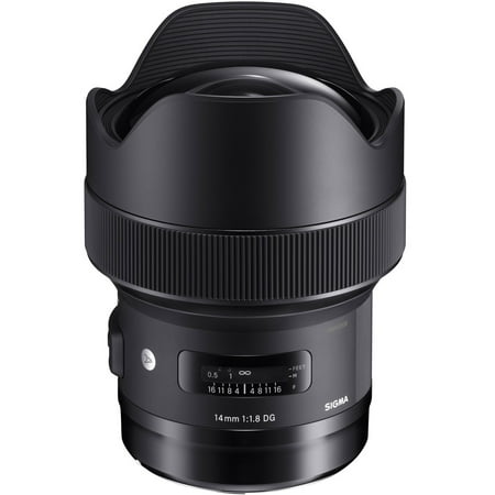 Sigma - Art 14mm f/1.8 DG HSM Wide-Angle Lens for Canon EF - Black