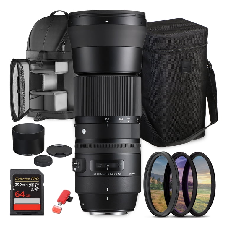 Sigma 150-600mm f/5-6.3 DG OS HSM Contemporary Lens for Canon EF