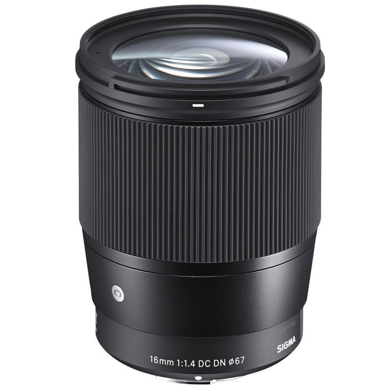 SIGMA 16mm F1.4 DC DN レンズ CANON EF-M Sigma 16mm f/1.4 DC DN Contemporary Lens for Canon EF-M - Walmart.com