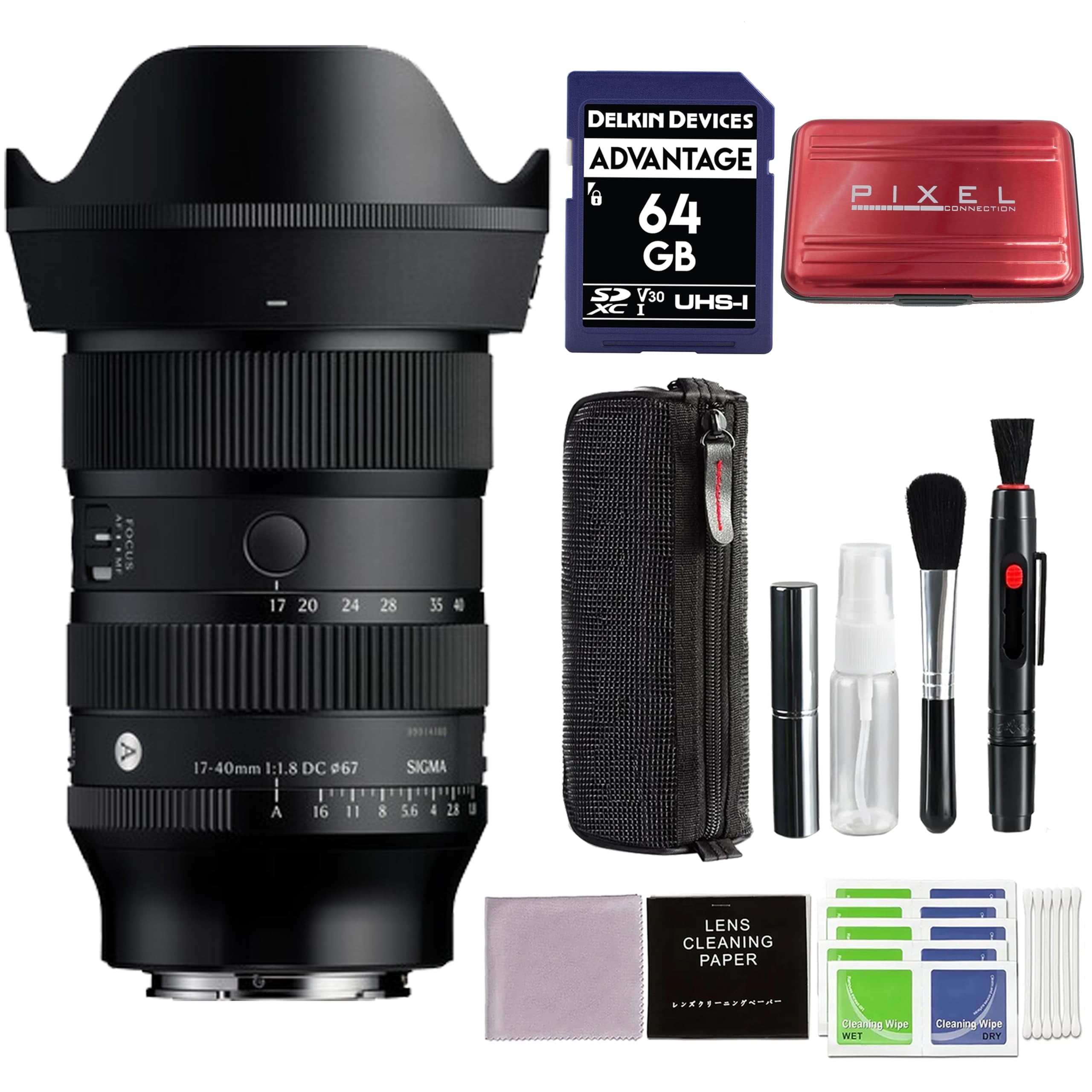 Sigma 17-40mm F1.8 DC Art Standard Zoom Lens - Sony E-Mount