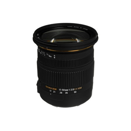 Sigma - 17-50mm f/2.8 EX DC HSM Zoom Lens for Select Canon DSLR Cameras - Black