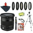 thumbnail image 1 of Sigma 17-70mm F2.8-4 DC OS HSM Contemporary Lens with UV, CPL, FLD, ND4,+10 Macro Filters and Bundle for Canon EOS 70D, 60D, 60Da, 50D, 7D, 6D, 5D, 5Ds, Rebel T6s, T6i, T5i, T5, T4i, T3i, SL1, 1 of 8