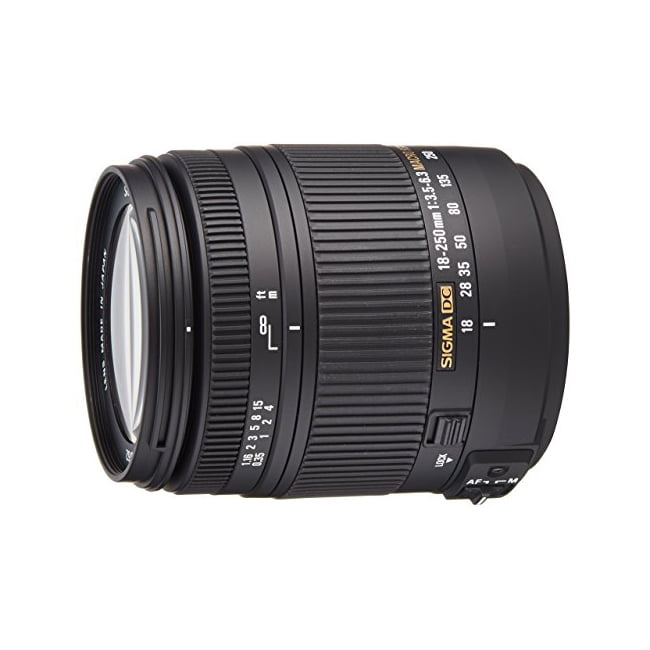 Sigma 18-250mm f3.5-6.3 DC MACRO OS HSM - Walmart.com