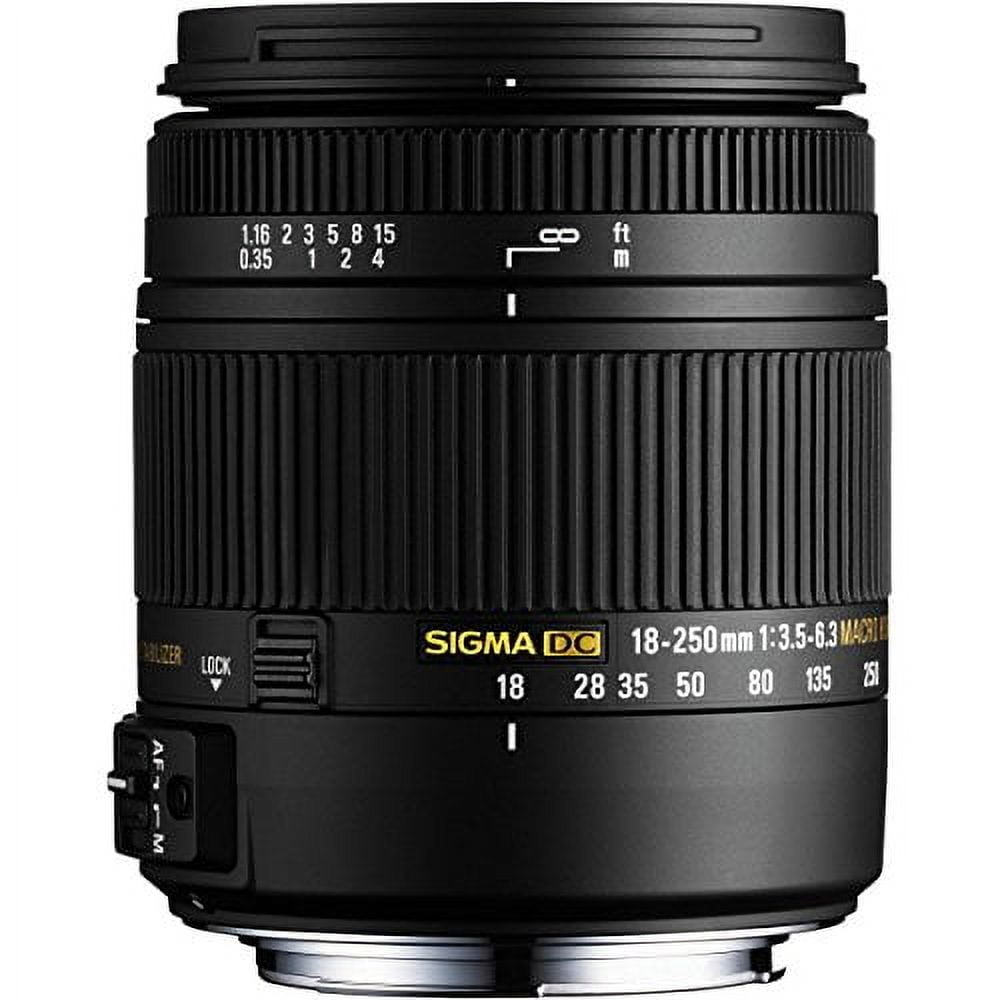 Sigma 18-250mm f3.5-6.3 DC MACRO OS HSM Lens for Canon, Nikon