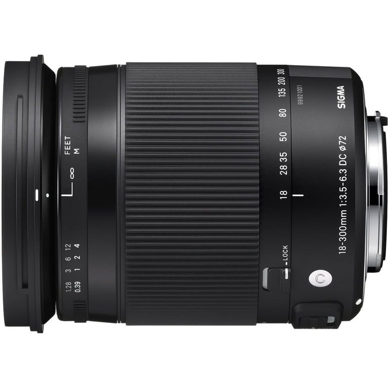 Sigma Contemporary Camera Lens - 18-300mm Zoom, f/3.5-6.3 DC
