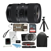 Sigma 18-35mm f/1.8 DC HSM Art Lens for Canon DSLR Camera Bundle