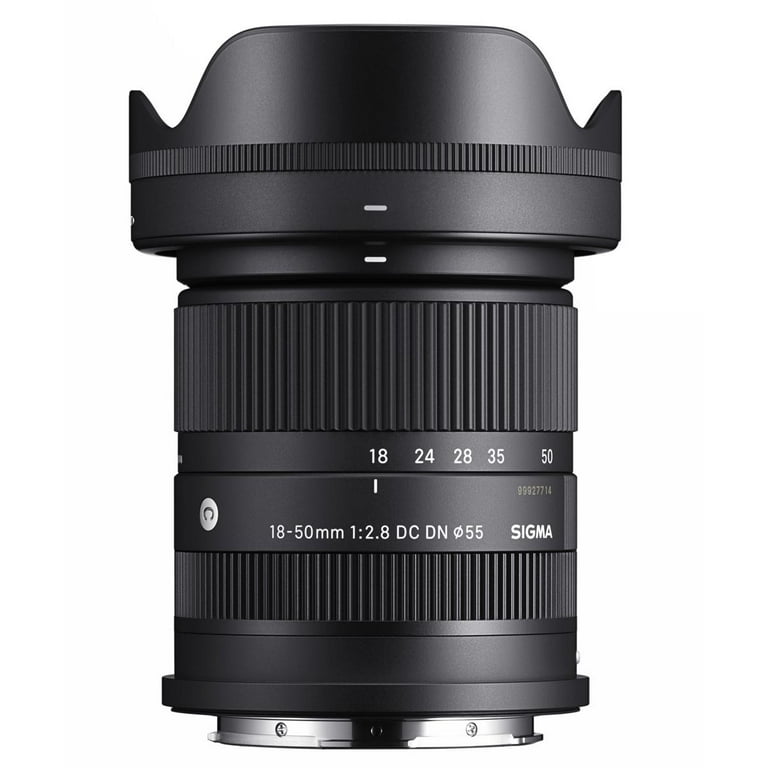 Sigma 18-50mm f/2.8 DC DN Lens, Sony E Mount, 27-75mm Equivalent