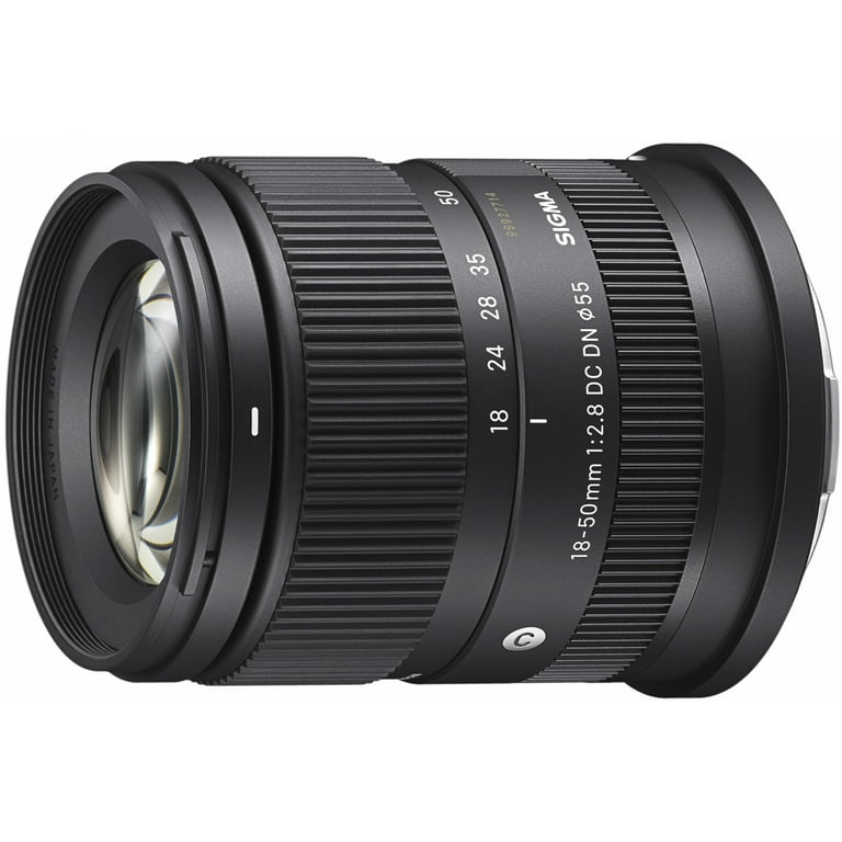SIGMA18-50mm F2.8 DC DN Eマウント ズーム APS-C Sigma 18-50mm f/2.8 DC DN Lens, Sony E Mount, 27-75mm Equivalent