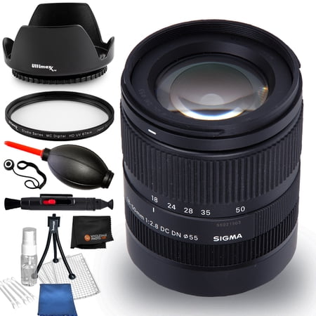 Sigma 18-50mm f/2.8 DC DN Contemporary Lens for Canon RF 585972 - Bundle