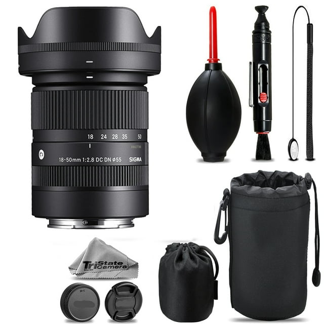 Sigma 18-50mm F/2.8 Lens For Sony E-Mount - Bundle With Filter Kit