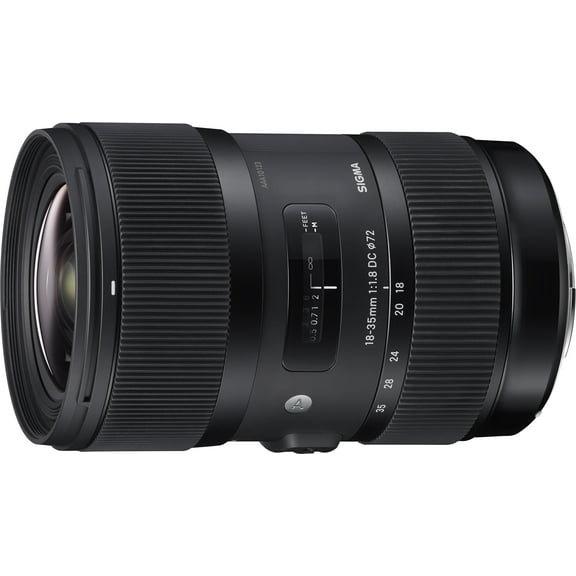Sigma 210306 18-35mm F1.8 DC HSM Lens for Nikon APS-C DSLRs (Black)