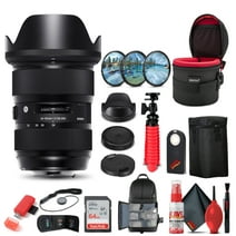 Sigma 24-35mm f/2 DG HSM Art Lens for Nikon F (588955) Bundle