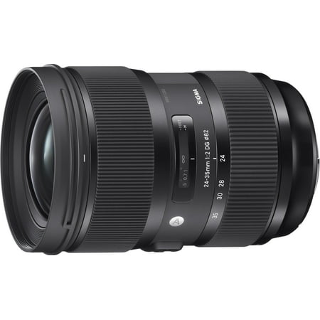 Sigma - 24-35mm f/2 DC HSM Art Standard Zoom Lens for Nikon - Black