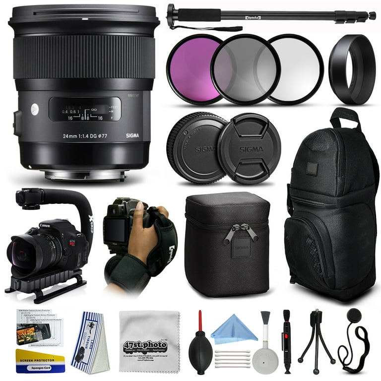 Sigma 24mm DG HSM Art Lens for Nikon (401306) with Piece