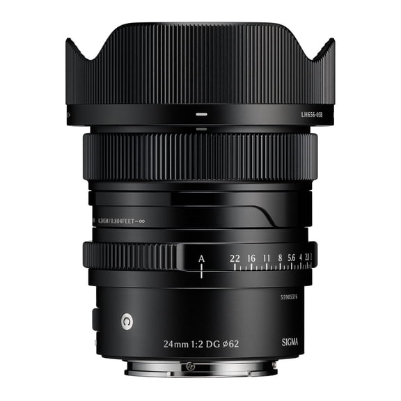 Sigma 24mm F2 DG Full-Frame Contemporary Lens with Manual Aperture Ring and Magnetic Lens Cap (Black, Sony E Mount)