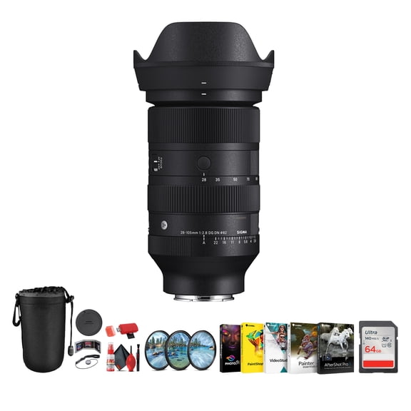 Sigma 28-105mm f/2.8 DG DN Art Lens for Sony E | Full-Frame Wide-to-Telephoto Zoom | Fast f/2.8 Aperture | HLA Autofocus | FLD & SLD Elements | Dust & Splash-Resistant | 15.8" Close Focus