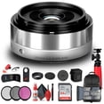 thumbnail image 1 of Sigma 30mm F/2.8 DN Art Lens for Micro Four Thirds (Silver) (33S963) Bundle, 1 of 2