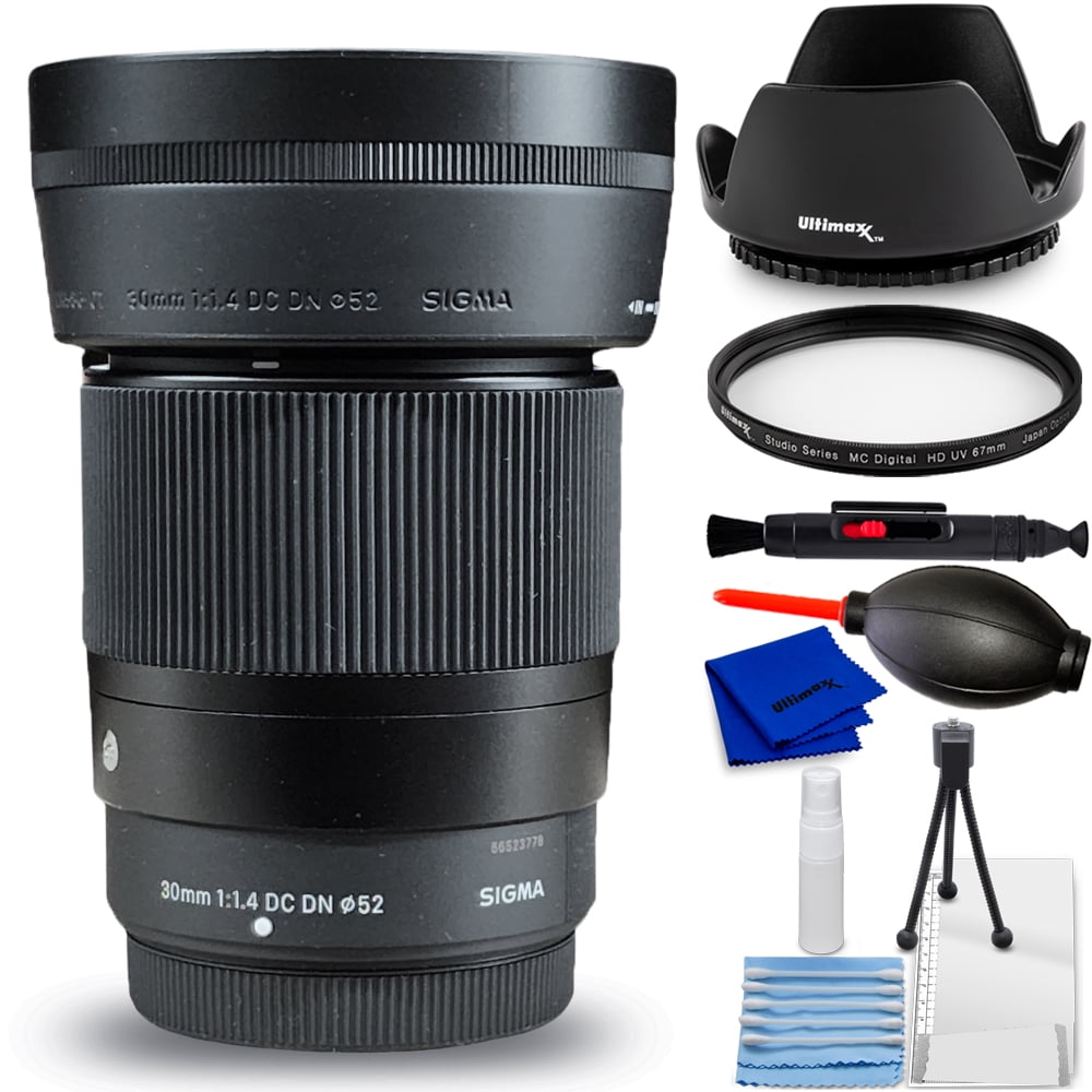 Sigma 30mm f/1.4 DC DN Contemporary Lens for Fujifilm X - 7PC
