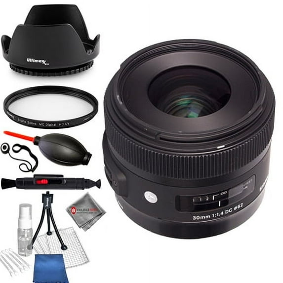 Sigma 30mm f/1.4 DC HSM Art Lens for Sony #301205 - USA Model Starter Bundle