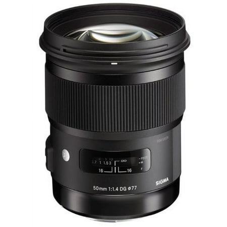 Sigma - 50mm f/1.4 Art DG HSM Lens for Canon SLR Cameras - Black