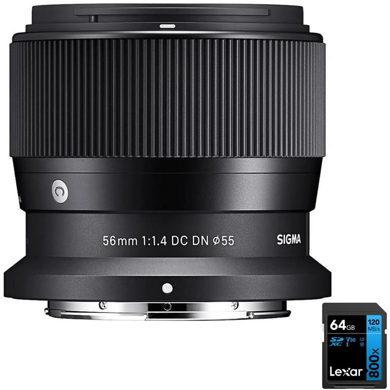 Sigma 351973 56mm DC DN Contemporary Telephoto Lens for Nikon