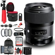 Sigma 35mm F/1.4 DG HSM Art Lens for Nikon F 340306 Bundle