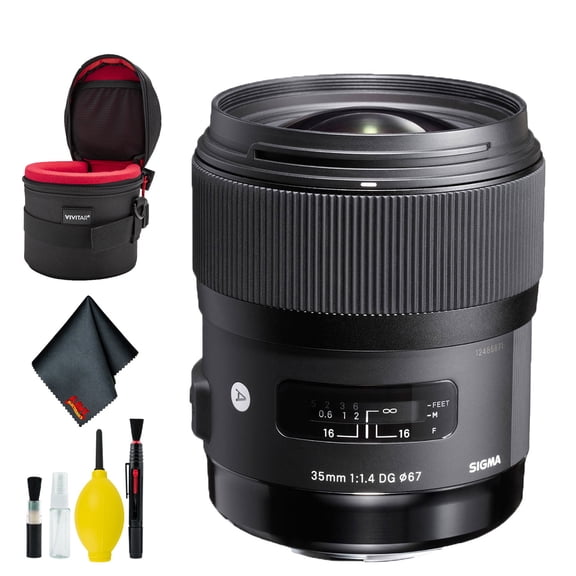 Sigma 35mm F/1.4 DG HSM Art Lens for Nikon F Deluxe Kit