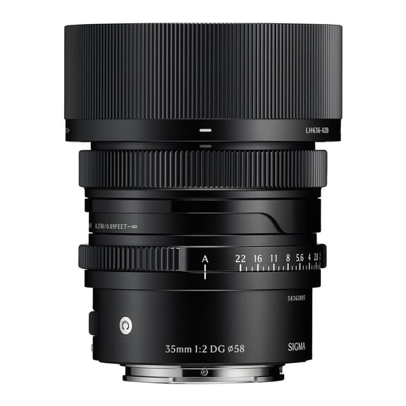 Sigma 35mm F2 DG Full-Frame Contemporary Lens with Manual Aperture Ring and Magnetic Lens Cap (Black, Sony E Mount)