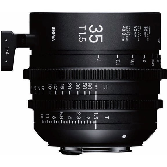 Sigma 35mm T1.5 FF High-Speed Prime Lens for Sony E, Feet