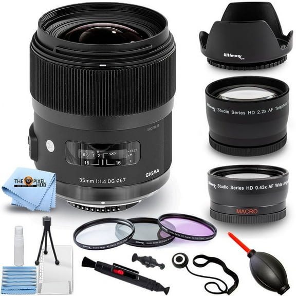 Sigma 35mm f/1.4 DG HSM Art Lens for Canon DSLR Cameras!! PRO BUNDLE BRAND NEW!!