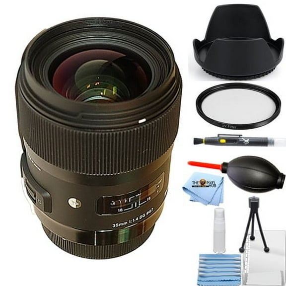 Sigma 35mm f/1.4 DG HSM Art Lens for Canon DSLR Cameras STARTER BUNDLE