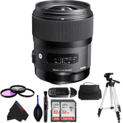 Sigma 35mm f/1.4 DG HSM Art Wide-Angle Lens for Canon EF - Deal Master Bundle