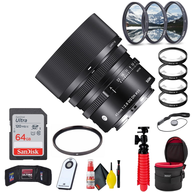 Sigma 45mm F/2.8 DG DN Contemporary Lens for Sony E with