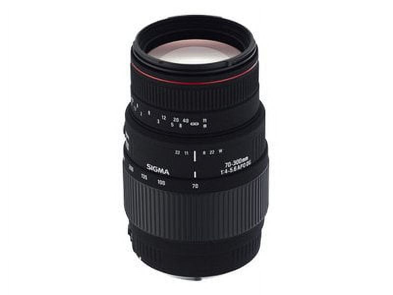 Sigma 508934, 70 mm to 300 mm, f/5.6, Telephoto Zoom Lens