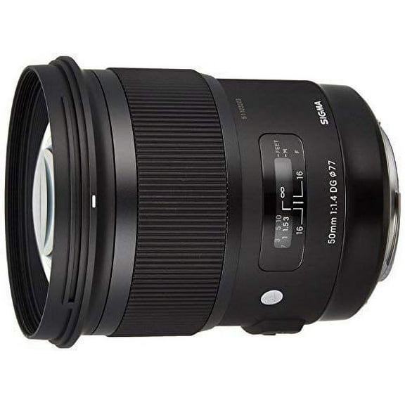 Sigma 50mm F1.4 DG HSM Art Lens for Canon Cameras - International Version (No Warranty)