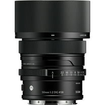 Sigma 50mm f/2 DG Contemporary Lens for L Mount, Black