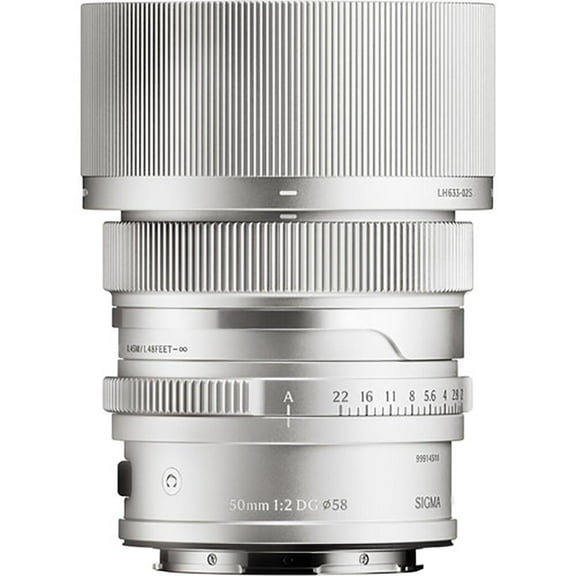 Sigma 50mm f/2 DG Contemporary Lens Silver (L-Mount)