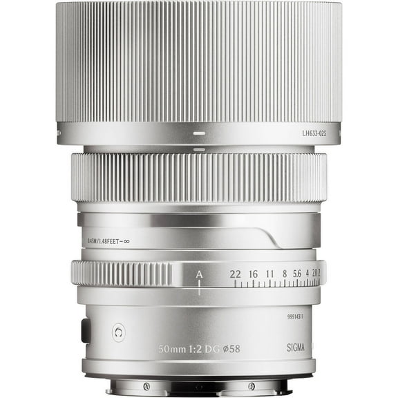 Sigma 50mm f/2 DG Contemporary Lens Silver (L-Mount)