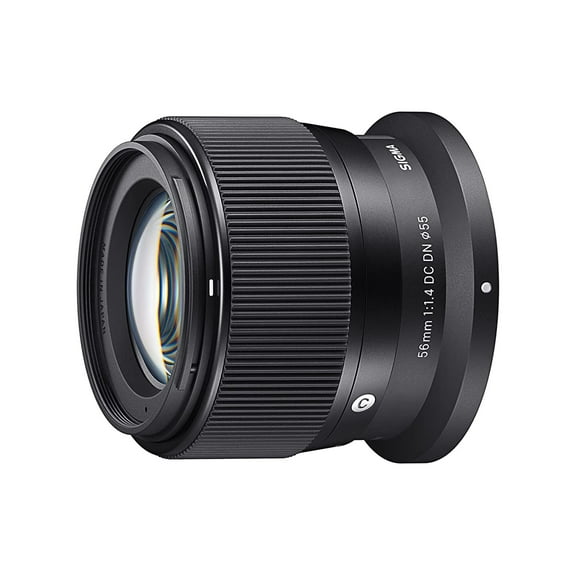 Sigma 56mm F1.4 DC DN Contemporary Lens for Nikon Z Mount with Lens Hood (Black)