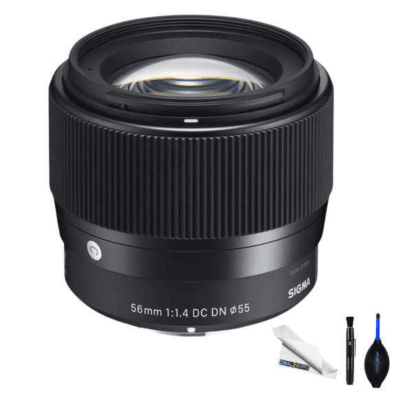 Sigma 56mm f/1.4 DC DN Contemporary Lens for Sony E - DealExpo Beginner Bundle