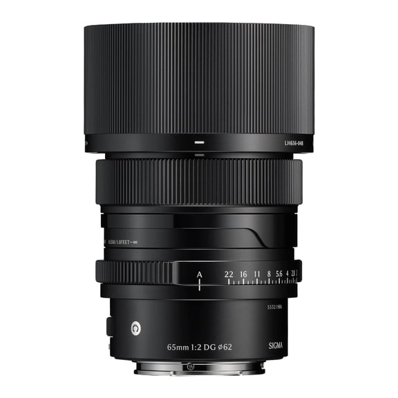 Sigma 65mm F2 DG Full-Frame Contemporary Lens with Manual Aperture Ring and Magnetic Lens Cap (Black, Sony E Mount)